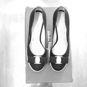 Authentic Ferragamo Wedged shoes